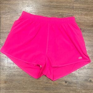 ALO Yoga Women's Bright Pink Athletic Shorts
